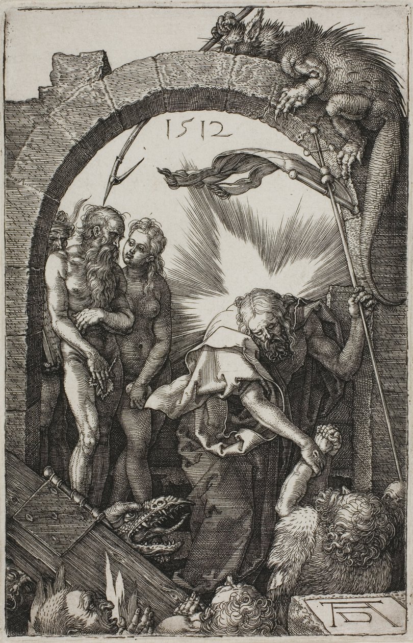 Höllenfahrt; Christus im Limbus, aus Die gravierte Passion von Albrecht Dürer