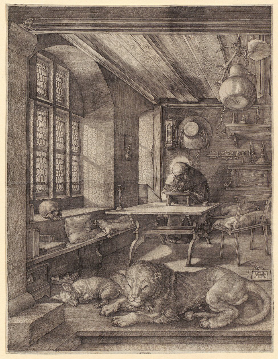 Heiliger Hieronymus im Gehäuse von Albrecht Dürer