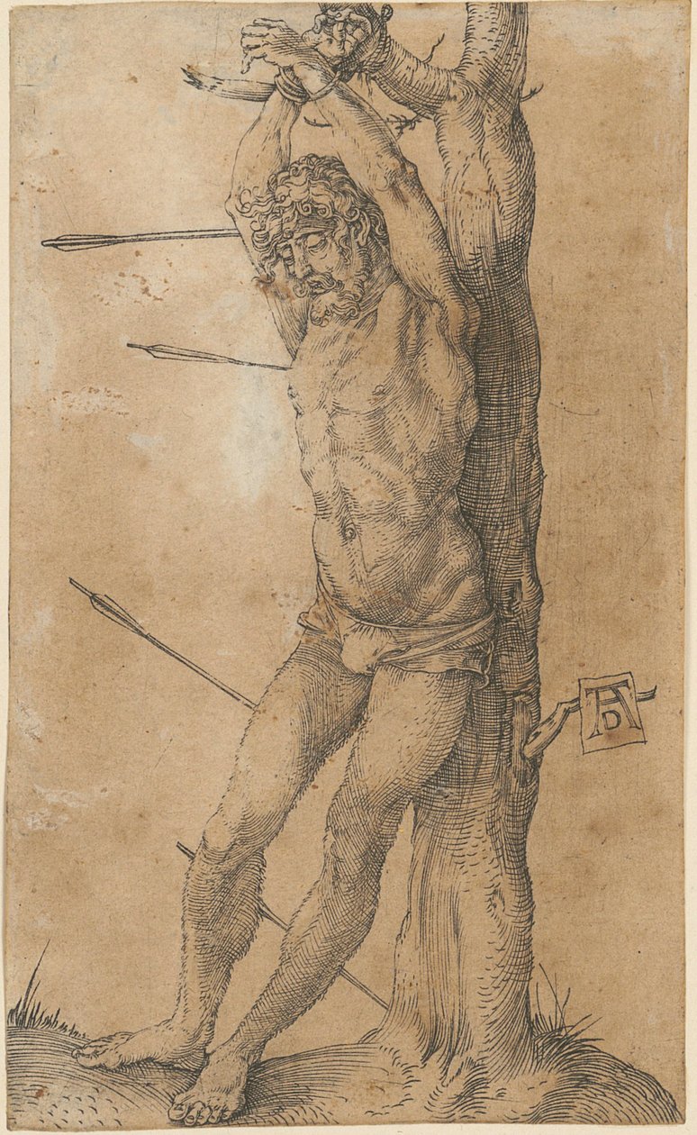 Heiliger Sebastian am Baum von Albrecht Dürer