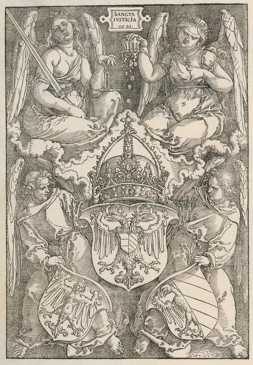 Knoten mit herzförmigem Schild von Albrecht Dürer