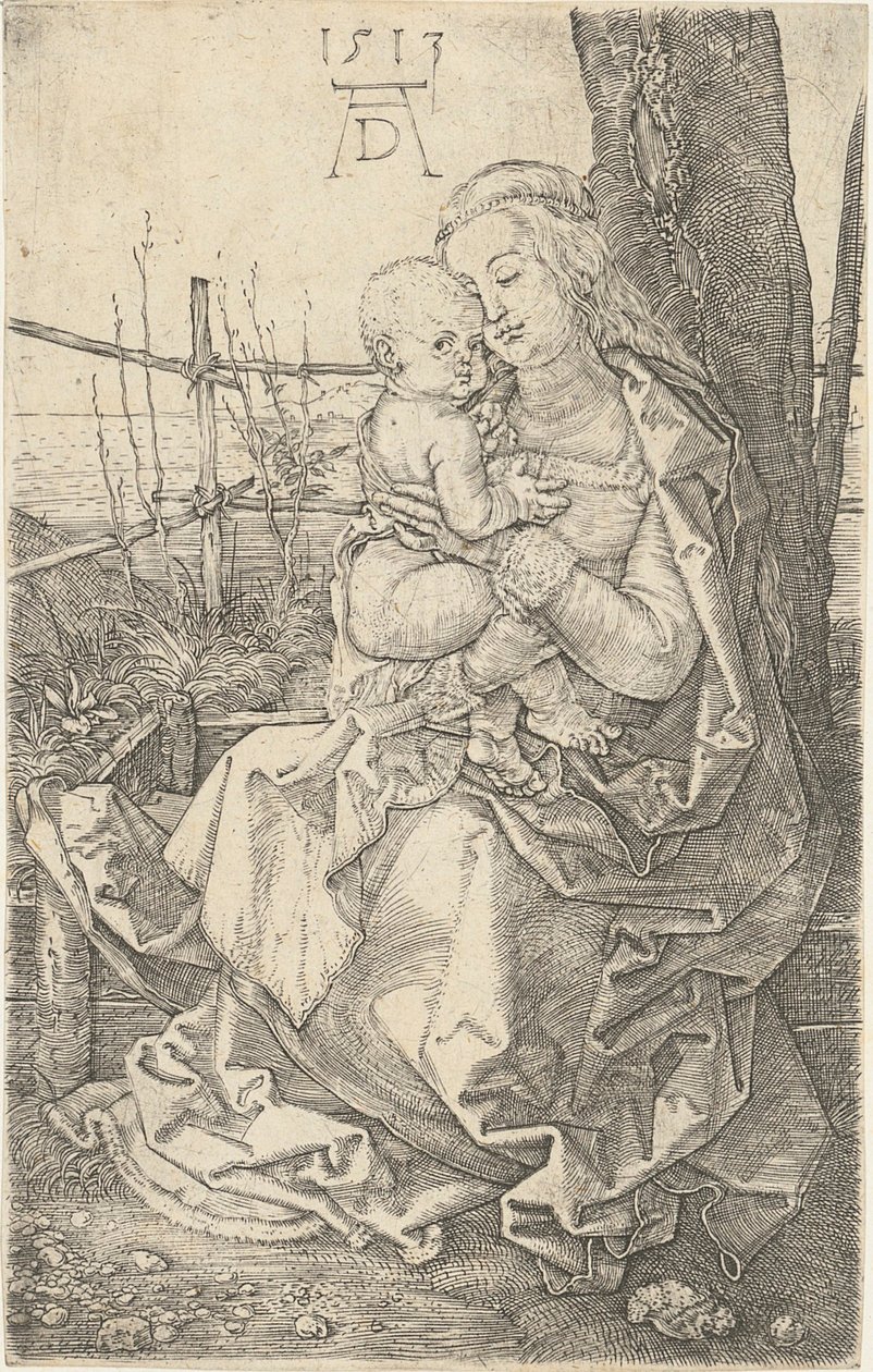 Maria mit dem Kind am Baum von Albrecht Dürer