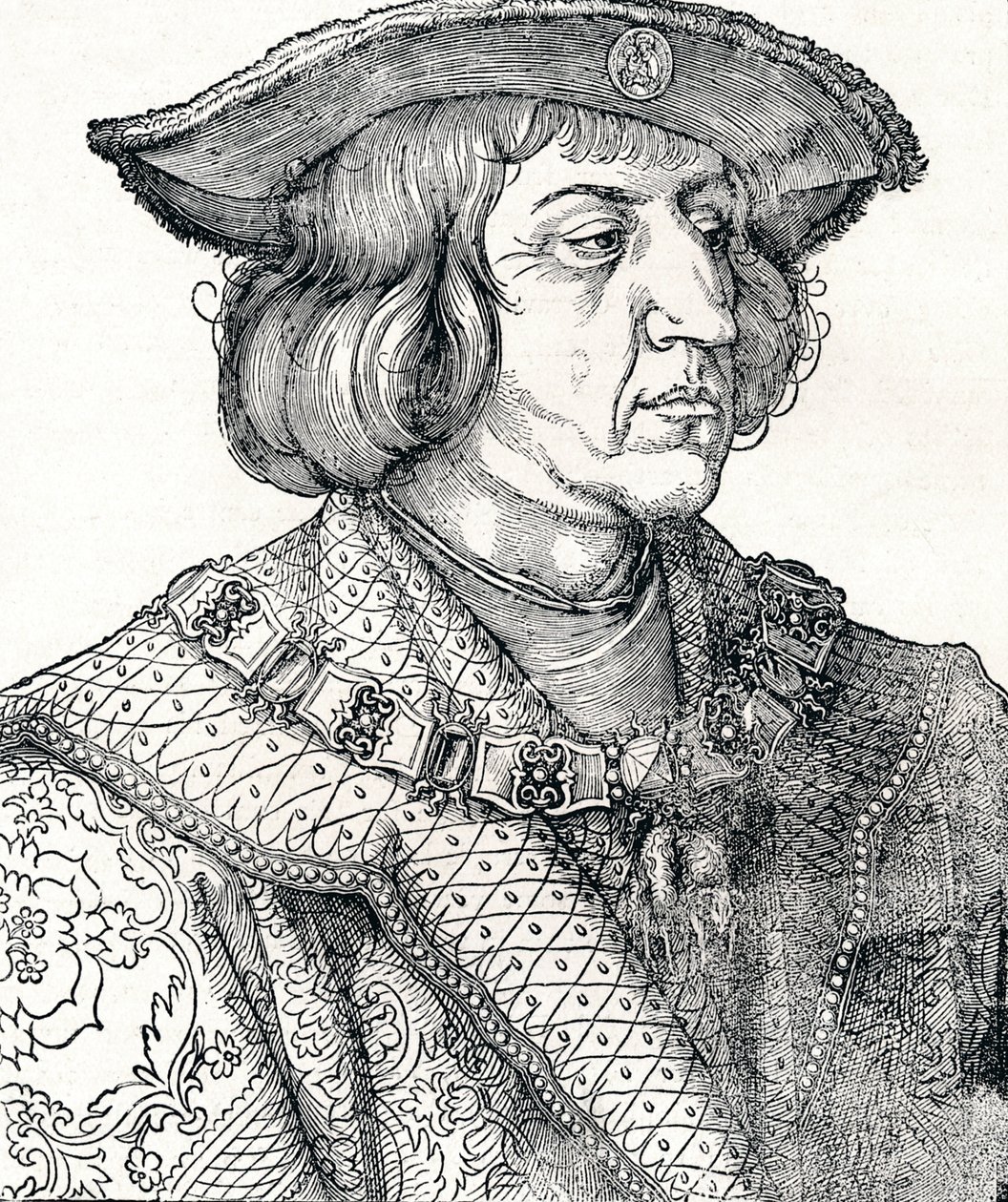 Porträt von Kaiser Maximilian I., 1511 von Albrecht Dürer
