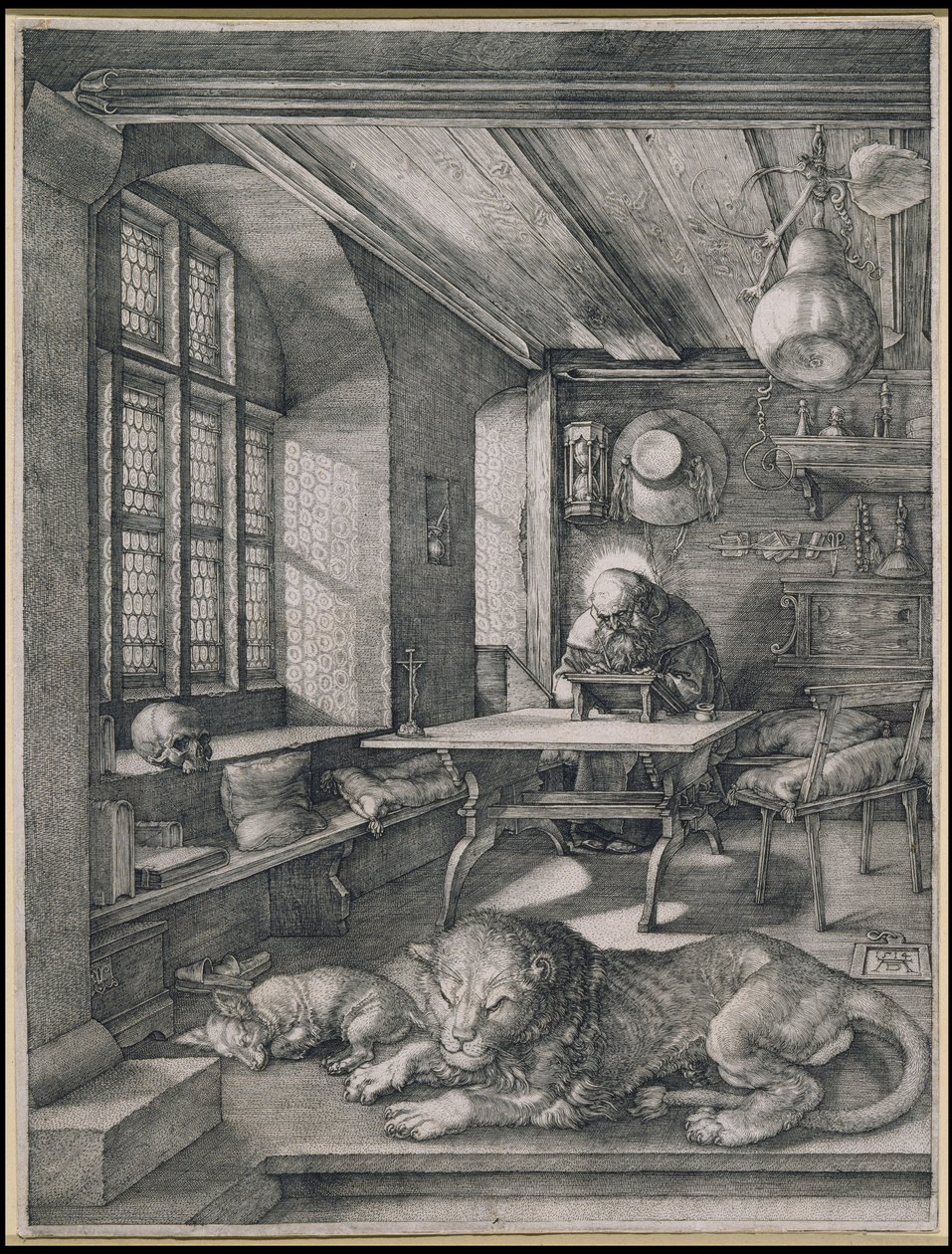 Heiliger Hieronymus in seinem Studierzimmer von Albrecht Dürer