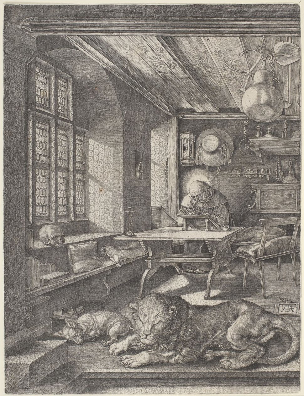 Der heilige Hieronymus in seinem Studierzimmer von Albrecht Dürer