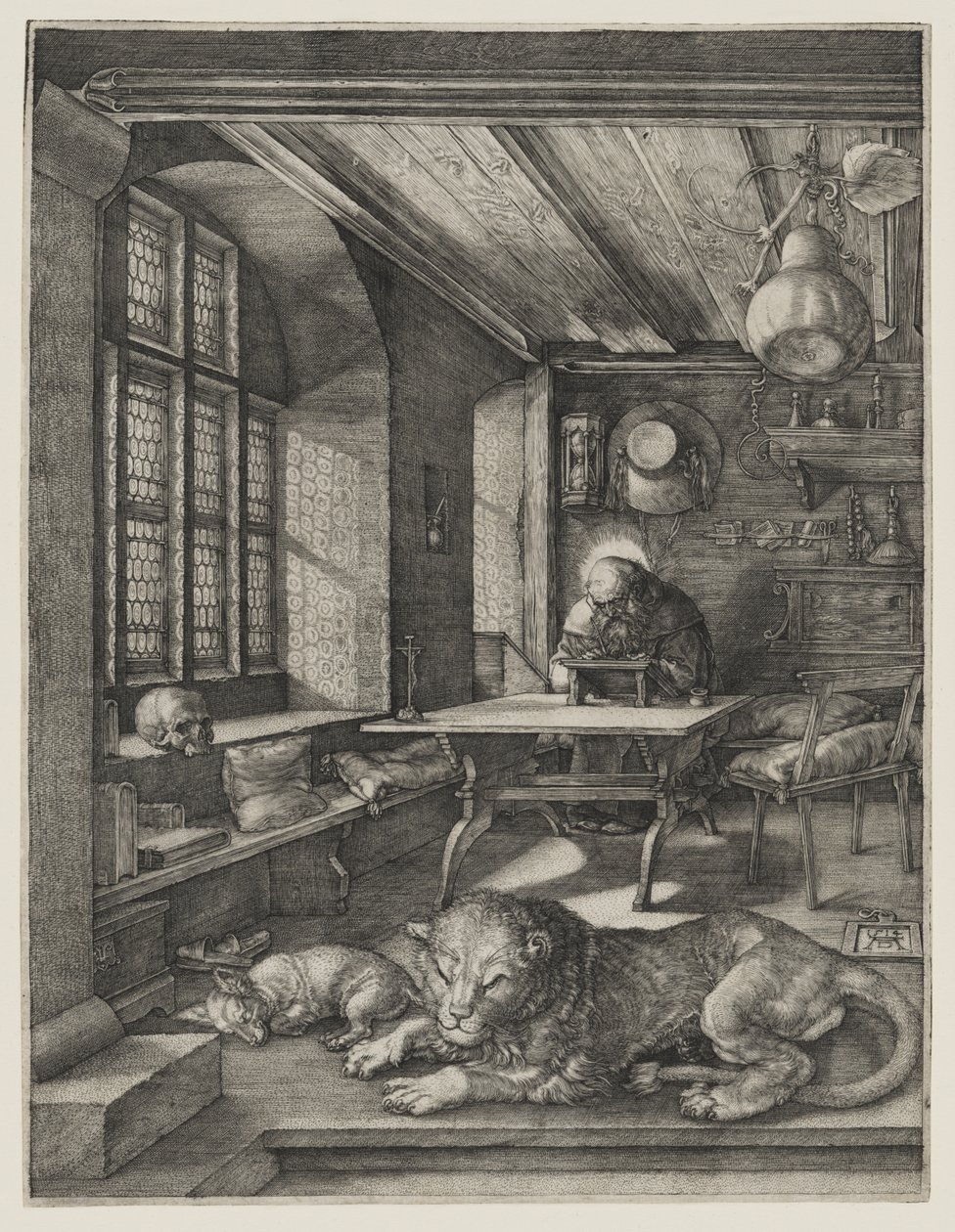 Der heilige Hieronymus in seinem Studierzimmer von Albrecht Dürer