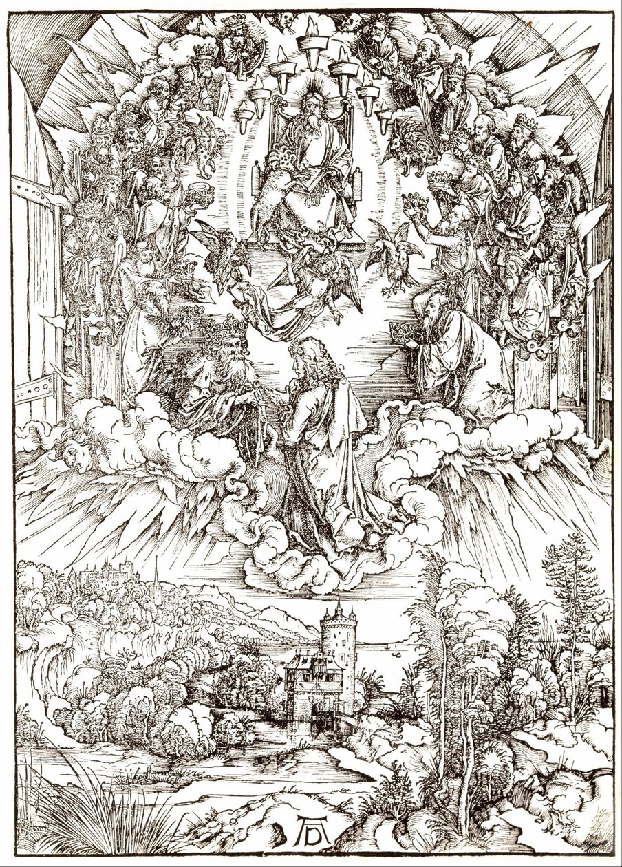 Heiliger Johannes vor Gott und den Ältesten von Albrecht Dürer