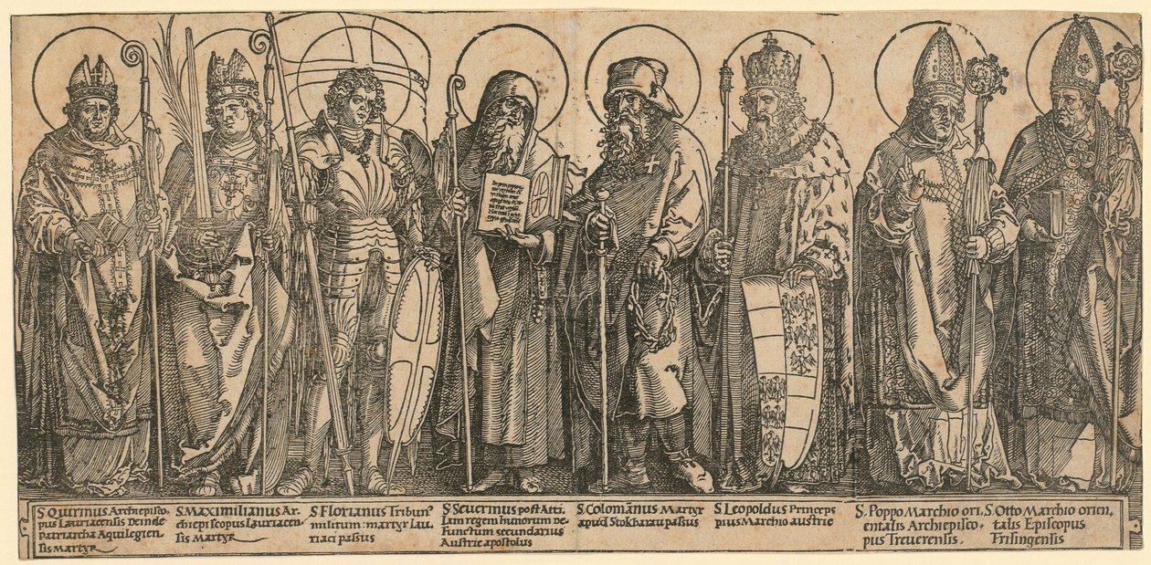 Schutzheilige von Österreich von Albrecht Dürer