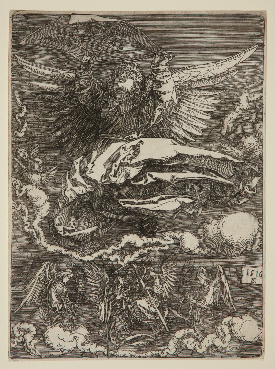 Sudarium von einem Engel ausgebreitet von Albrecht Dürer