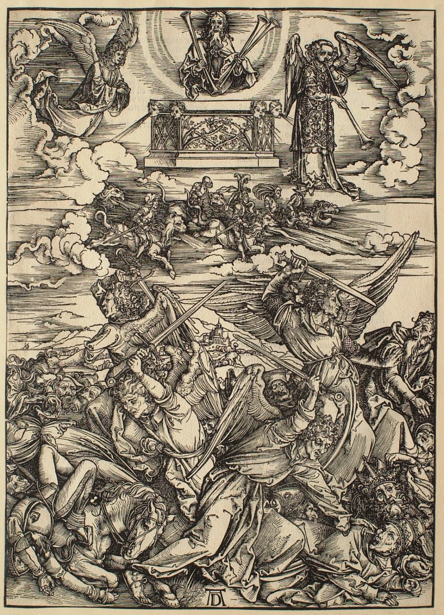 Die Apokalypse: Die vier rächenden Engel von Albrecht Dürer