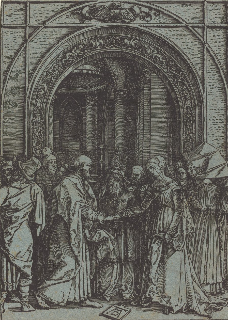 Die Verlobung der Jungfrau, ca. 1504-1505 von Albrecht Dürer