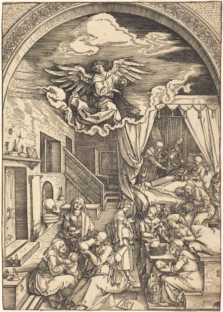 Die Geburt der Jungfrau von Albrecht Dürer