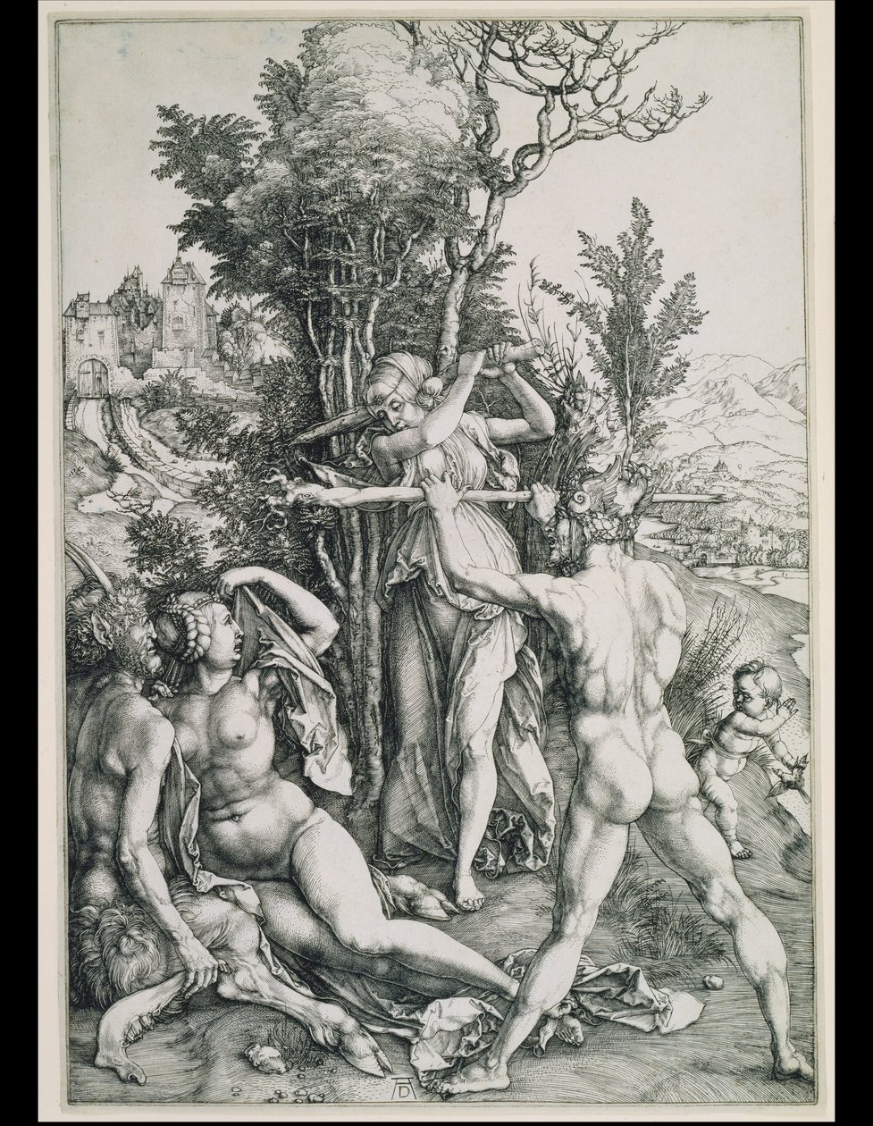 Der Kampf von Tugend und Vergnügen in Anwesenheit von Herkules von Albrecht Dürer