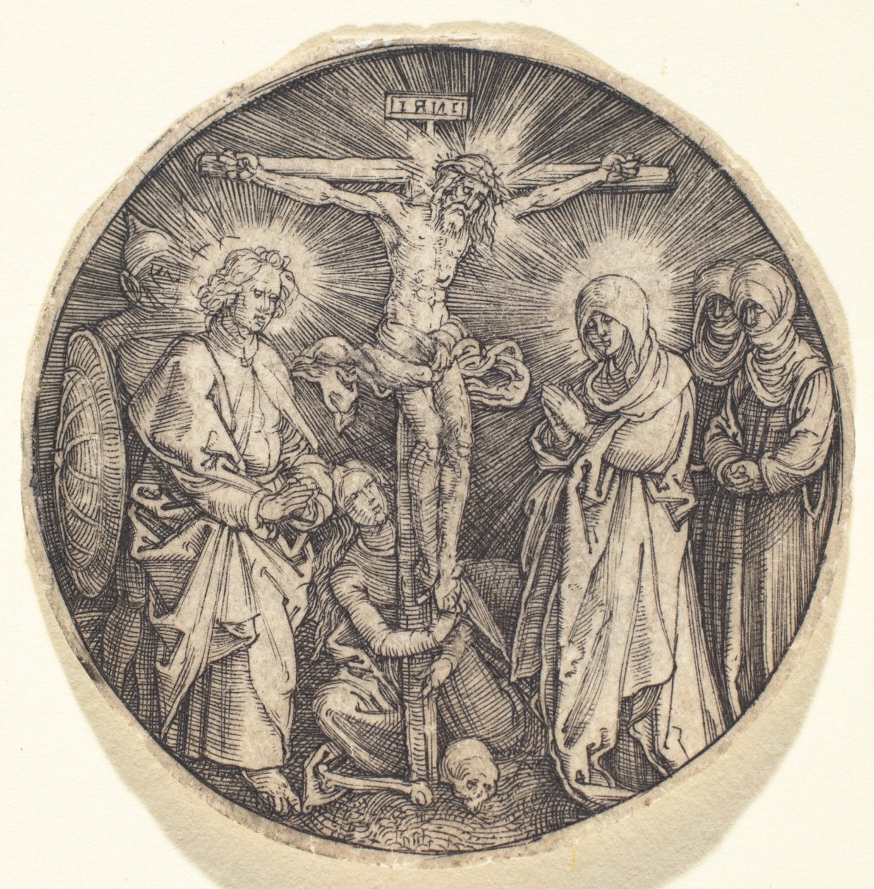 Die Kreuzigung genannt der Schwertknauf von Maximilian, ca. 1518 von Albrecht Dürer