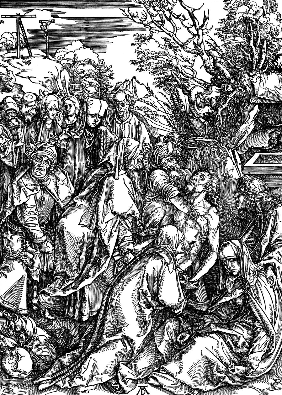 Die Grablegung, ca. 1497-1500 von Albrecht Dürer