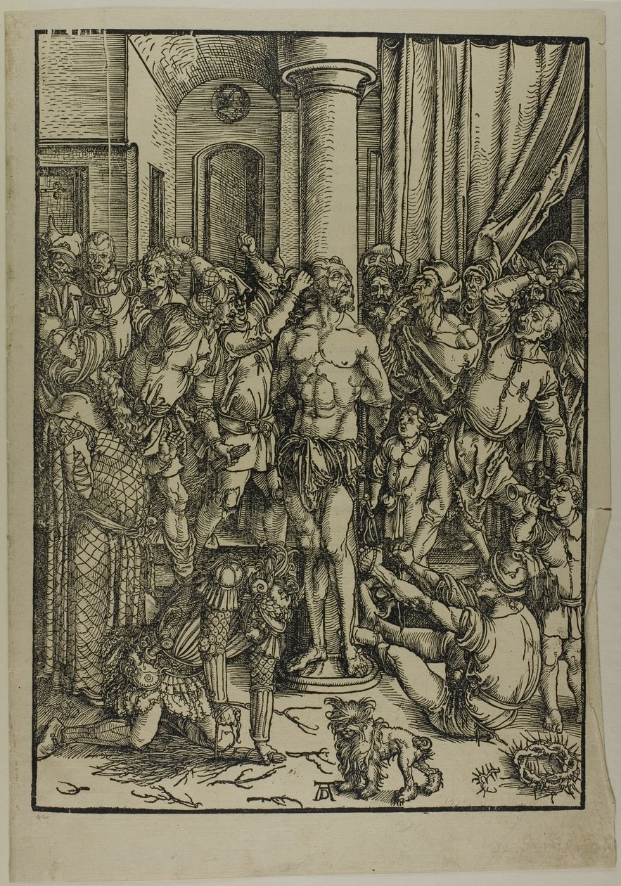 Die Geißelung, aus Die Große Passion von Albrecht Dürer