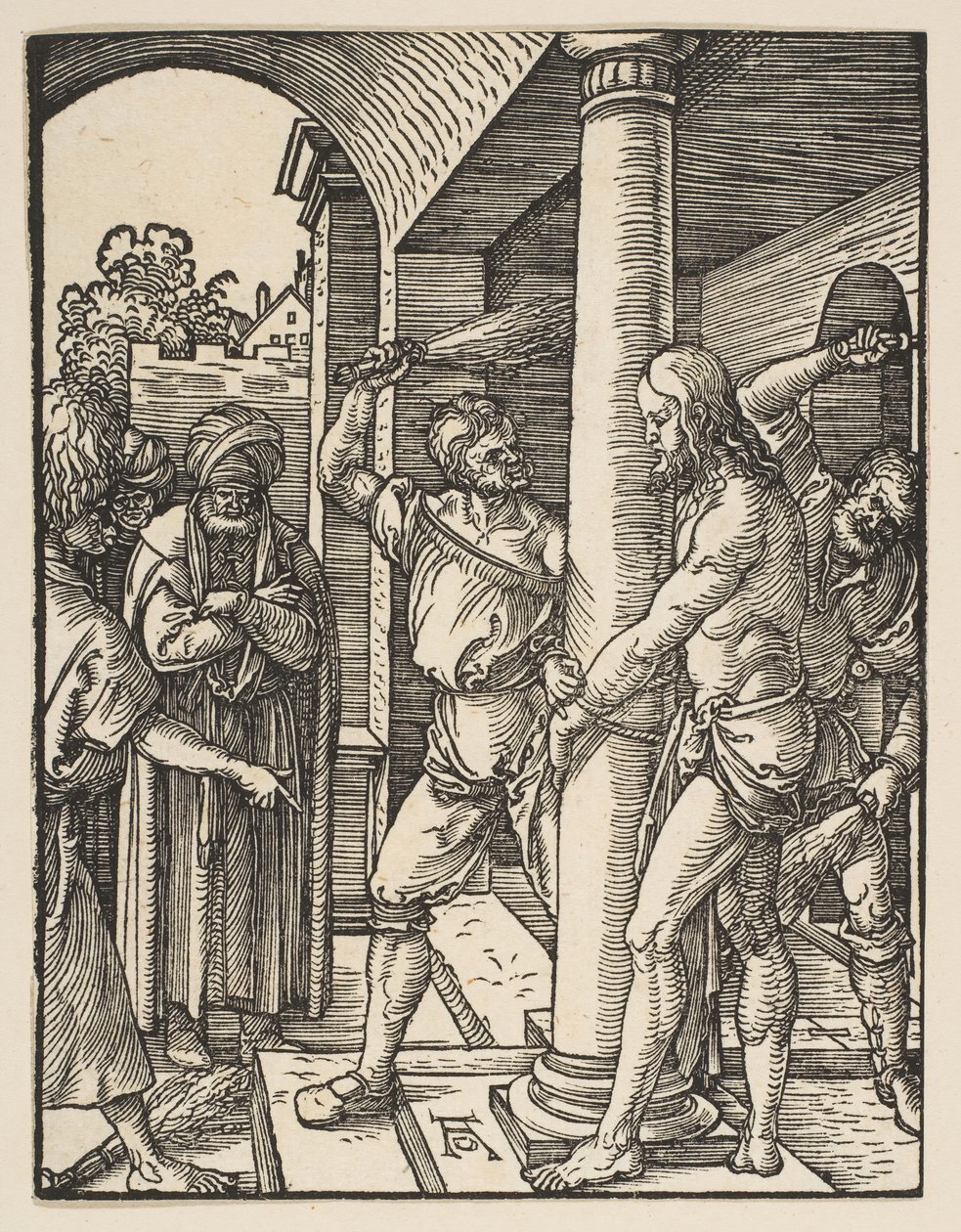 Die Geißelung, aus Die Kleine Passion, ca. 1509 von Albrecht Dürer