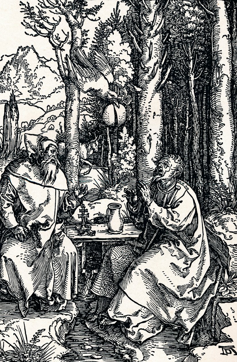 Die Einsiedler St. Antonius und St. Paulus von Albrecht Dürer