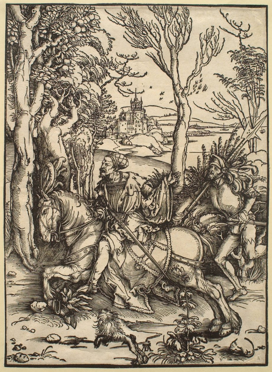 Der Ritter zu Pferd und der Landsknecht von Albrecht Dürer