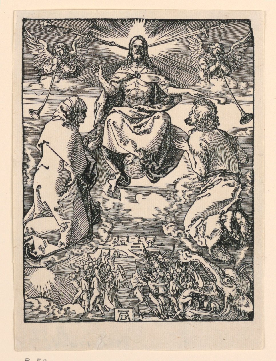 Das Jüngste Gericht, aus der Serie Die Kleine Passion von Albrecht Dürer