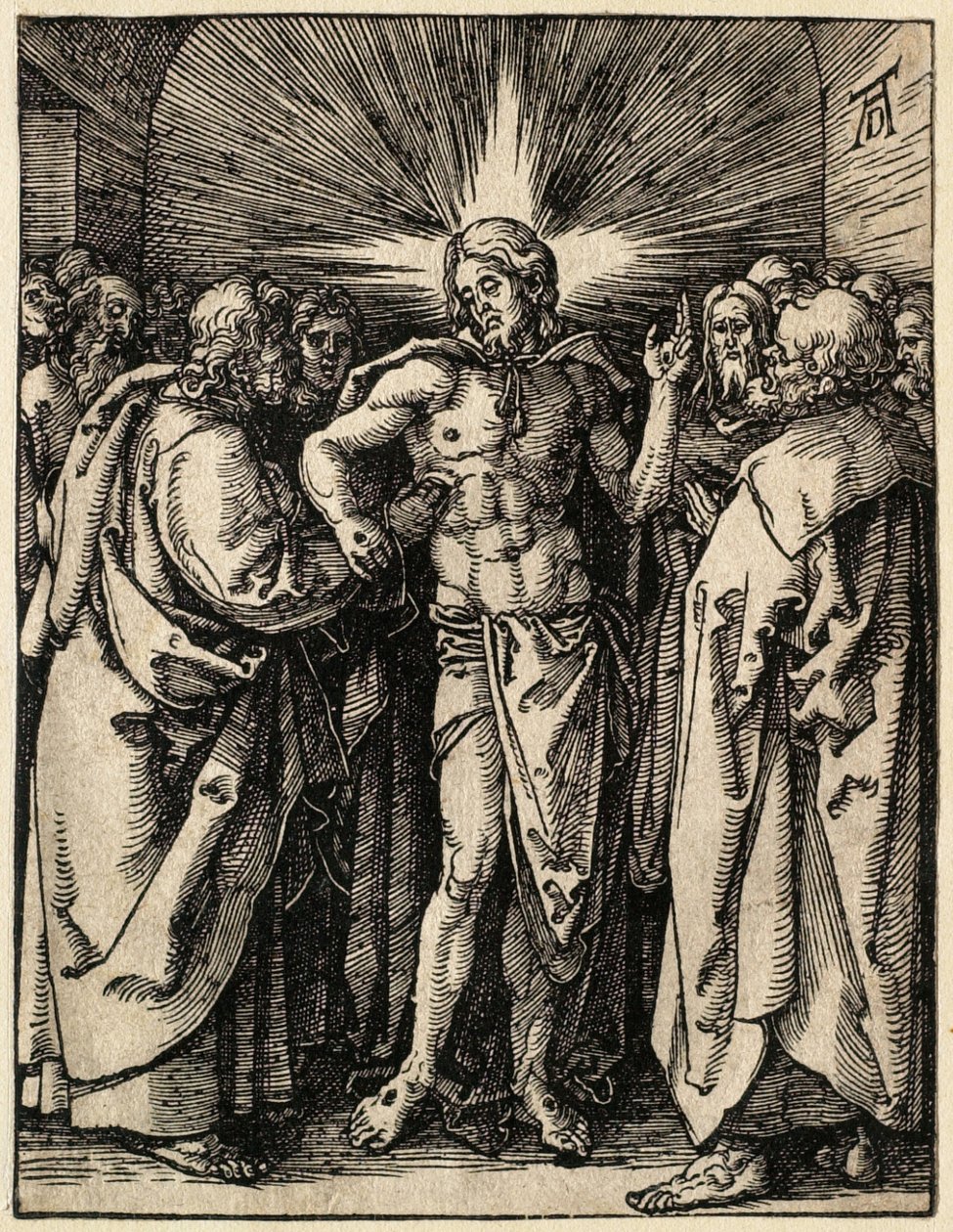 Die kleine Passion: Der ungläubige Thomas von Albrecht Dürer