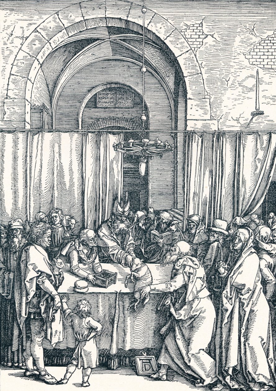Die Ablehnung von Joachims Opfergabe von Albrecht Dürer