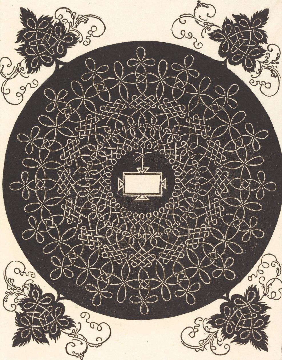 Der zweite Knoten mit einer länglichen Tafel, wahrscheinlich 1506-1507 von Albrecht Dürer