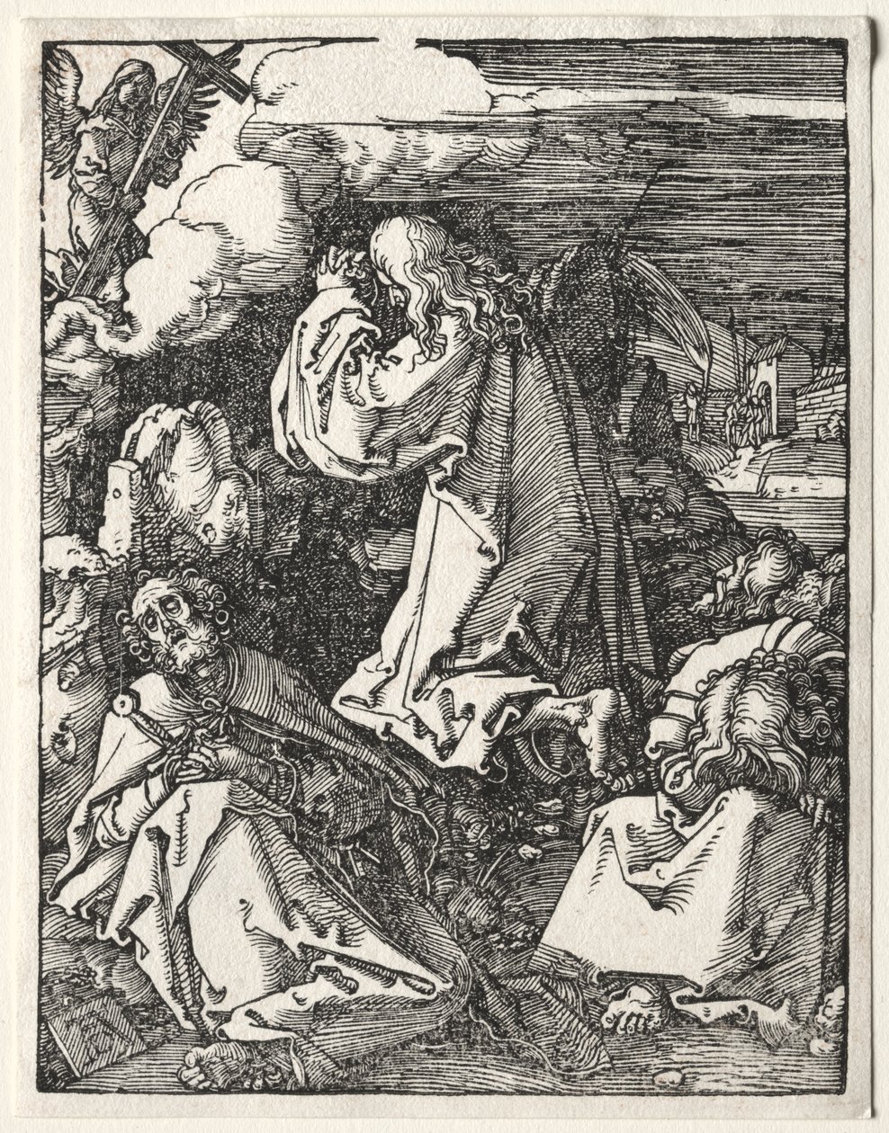 Die Kleine Passion: Christus am Ölberg von Albrecht Dürer