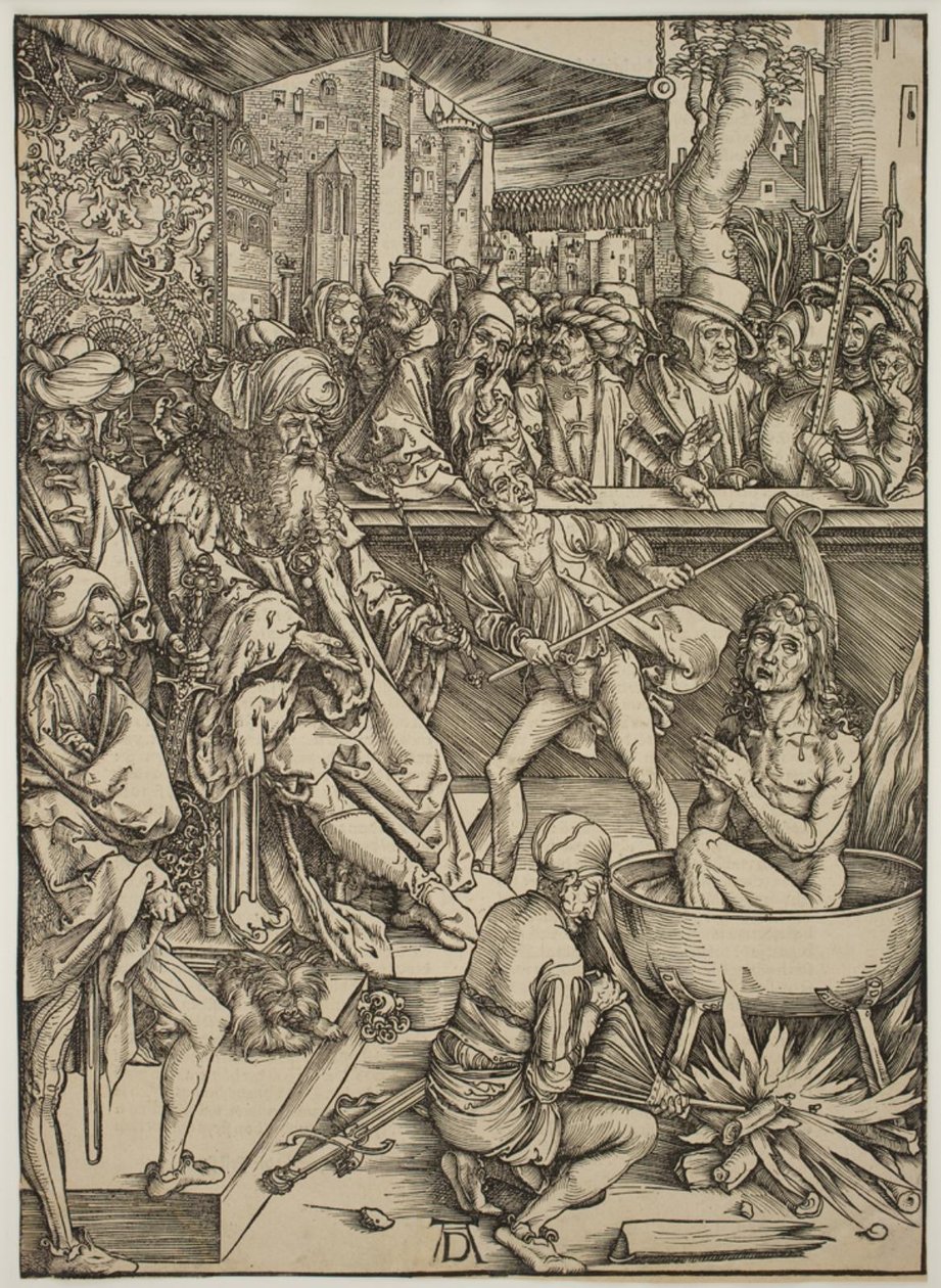 Die Folterung des Heiligen Johannes des Evangelisten von Albrecht Dürer