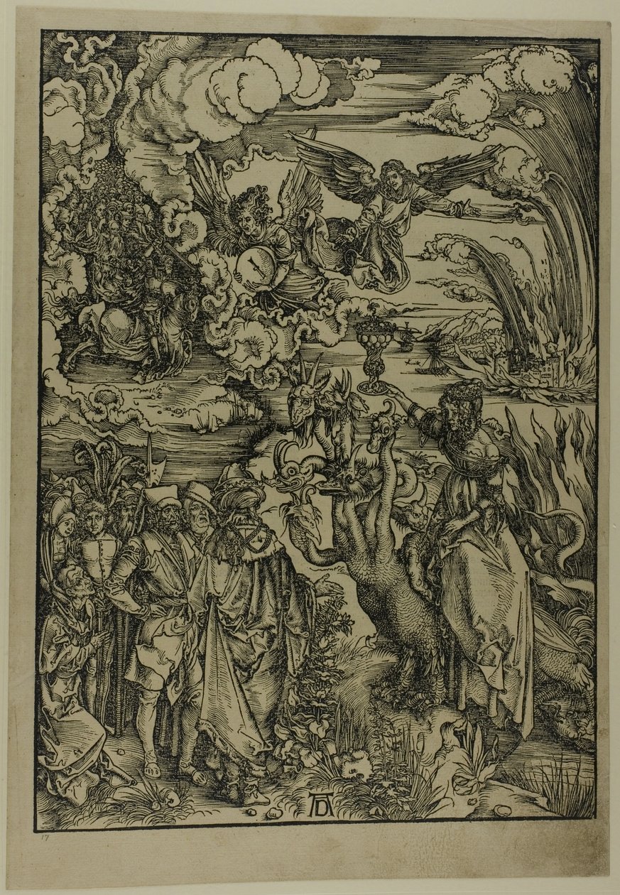 Die Hure Babylon, aus der Apokalypse von Albrecht Dürer
