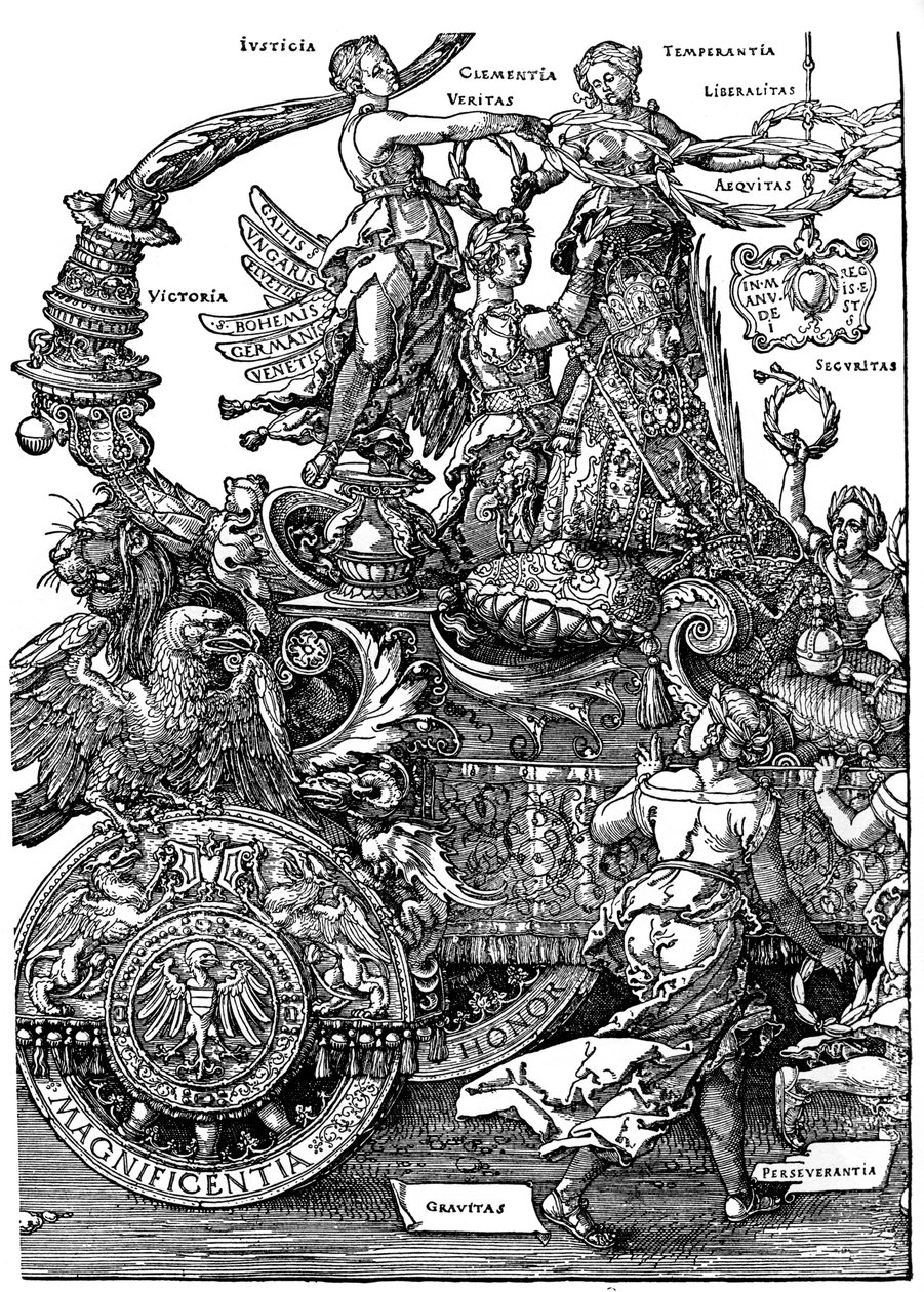 Triumphale Rückkehr von Maximilian I., 1512-1522, 1936 von Albrecht Dürer