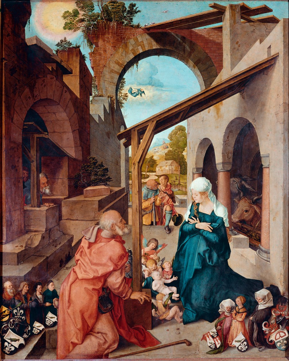 Paumgartner Altar: Geburt Christi von Albrecht Dürer