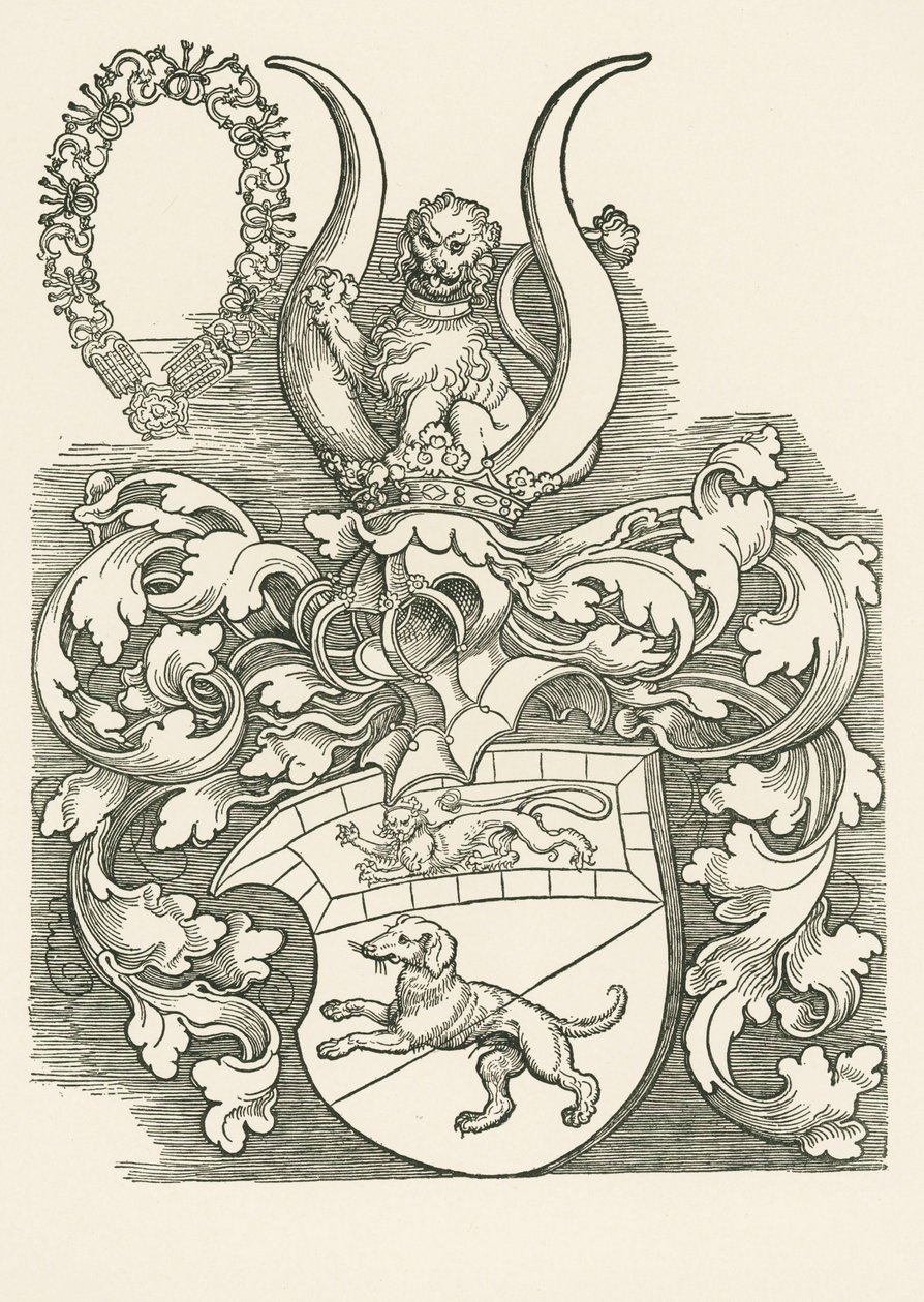 Wappen von Lorenz Staiber von Albrecht Dürer or Duerer