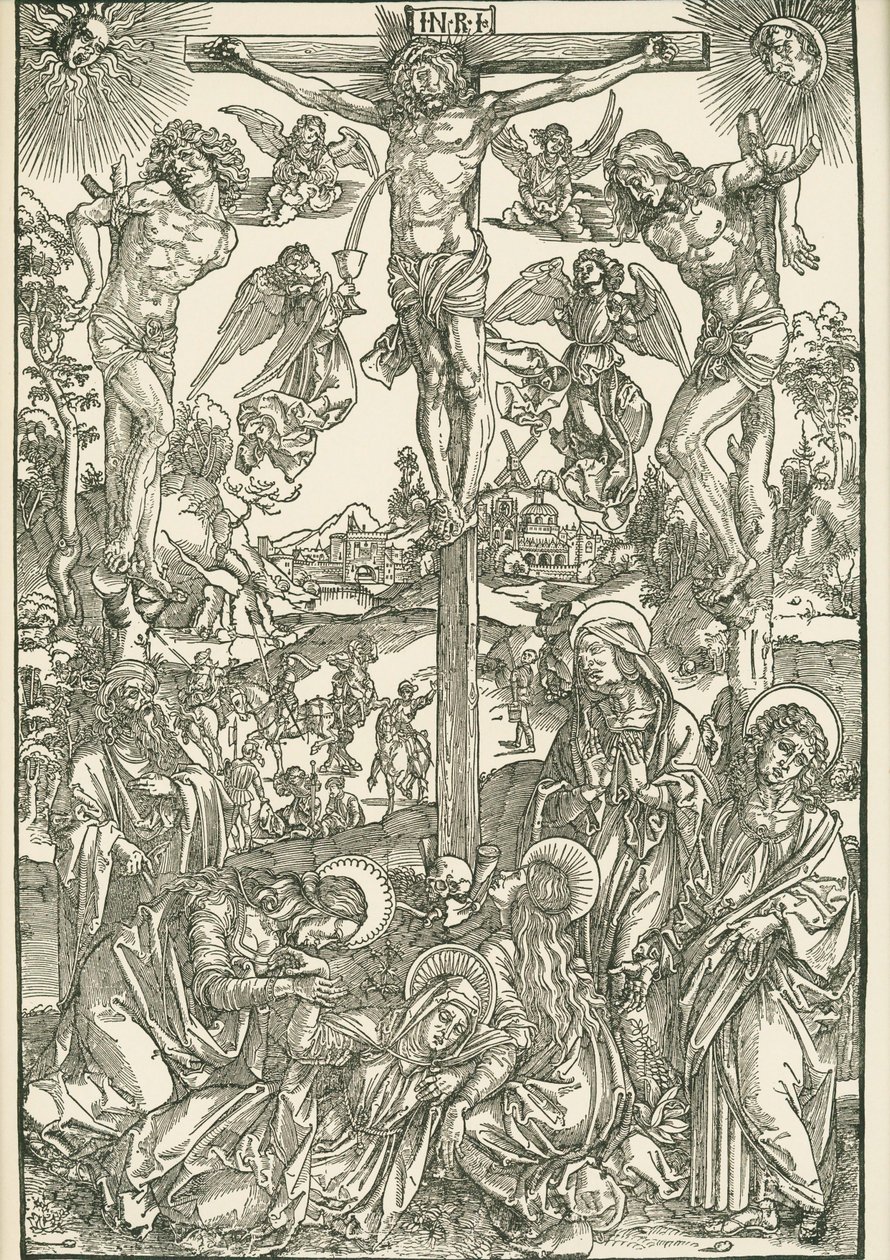 Kreuzigung (Das Große Kalvarienberg) von Albrecht Dürer or Duerer