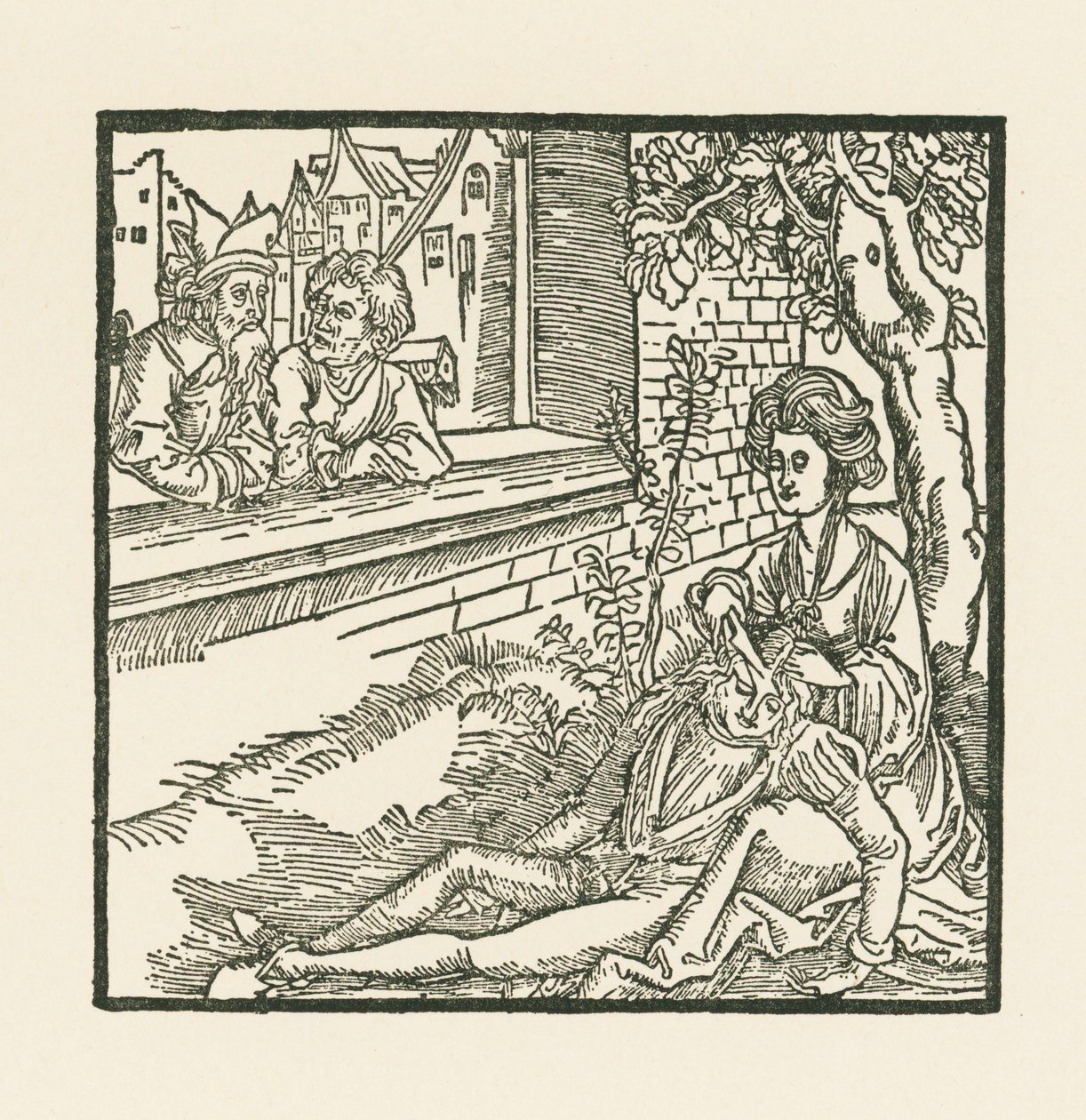 Delilah schneidet Samson das Haar ab von Albrecht Dürer or Duerer
