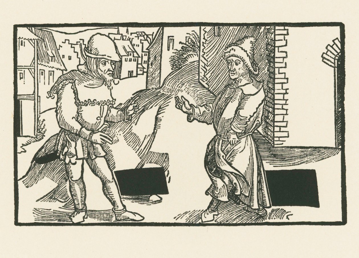 Demea und Micio von Albrecht Dürer or Duerer