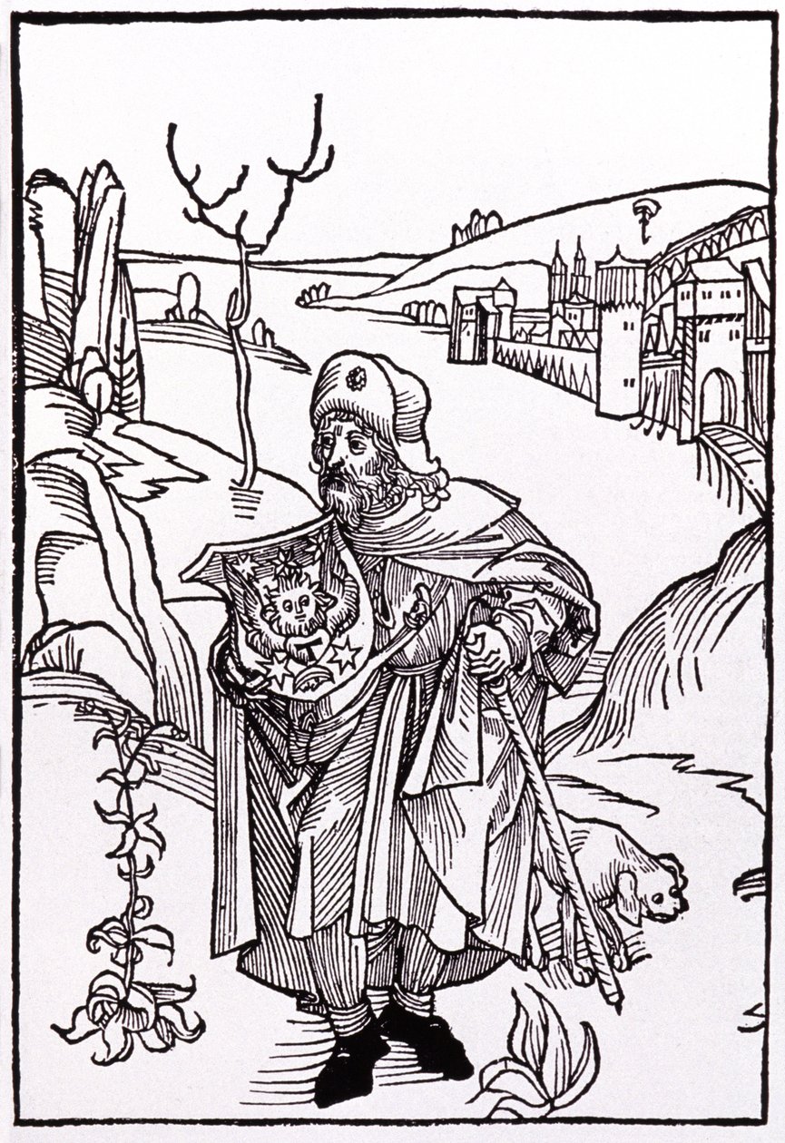 Santiago de Compostela (Gravur) von Albrecht Dürer