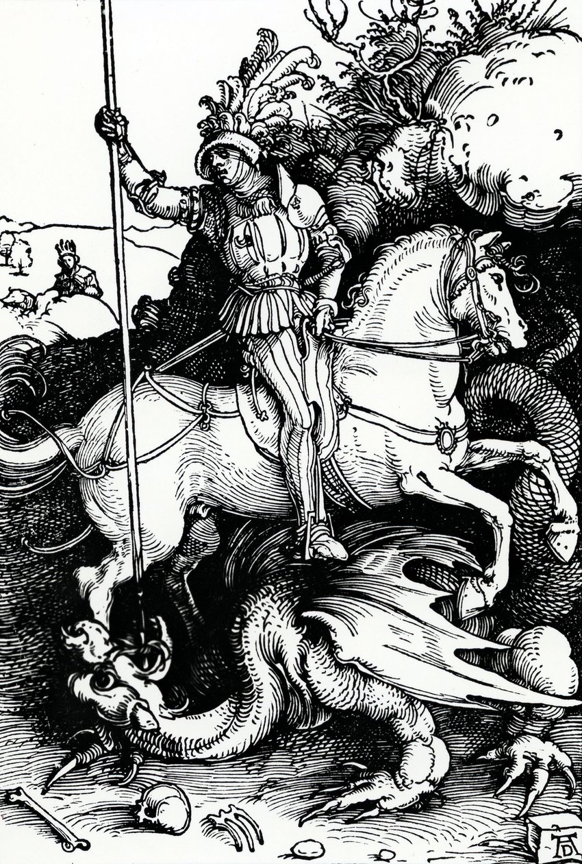 St. Georg und der Drache von Albrecht Dürer