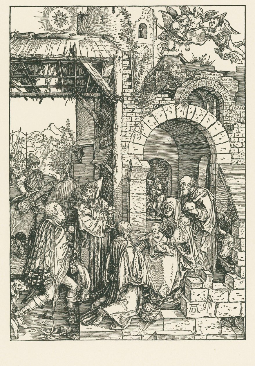 Die Anbetung der Könige von Albrecht Dürer or Duerer