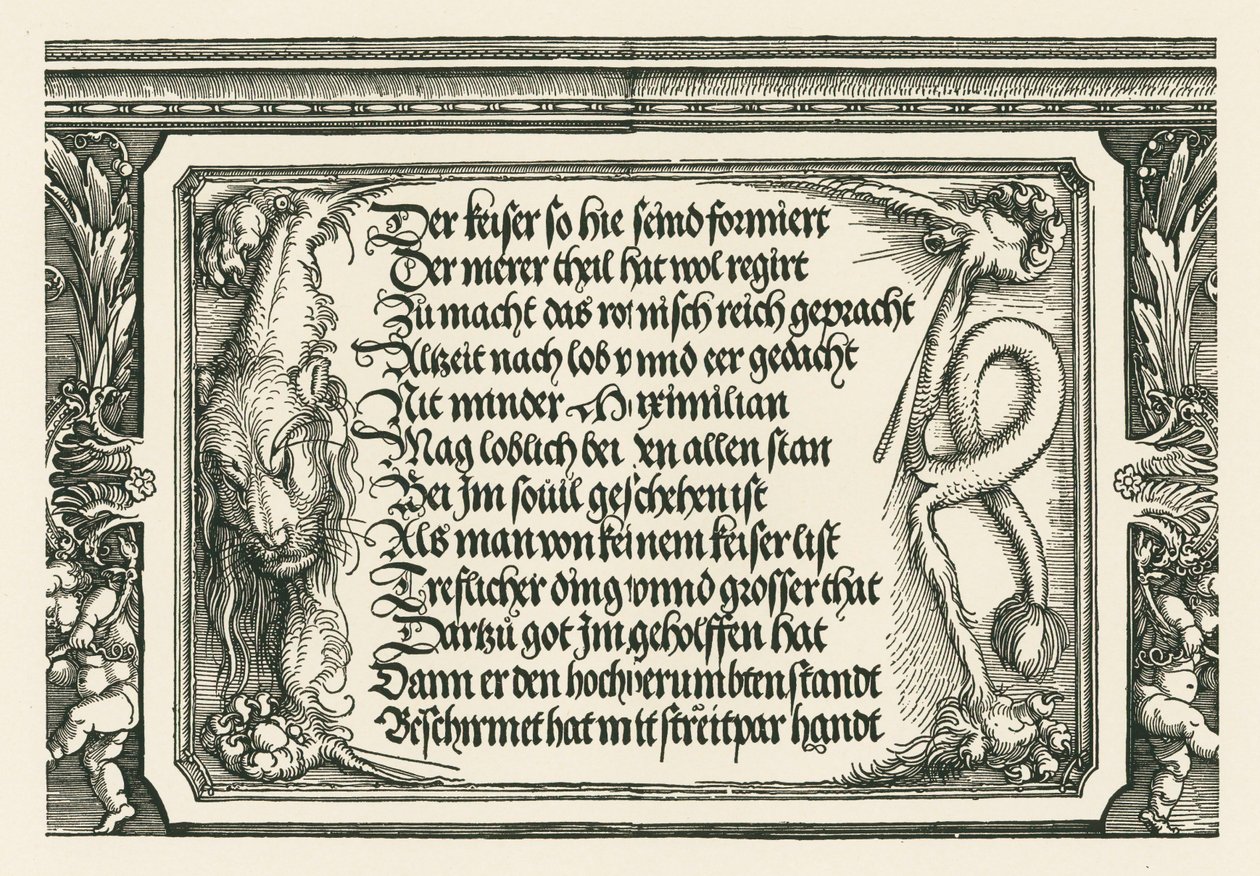 Triumphbogen für Kaiser Maximilian I. von Albrecht Dürer or Duerer