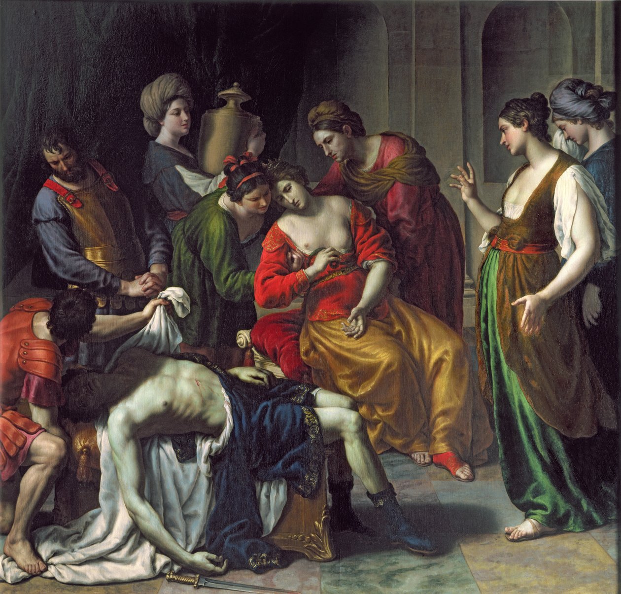 Der Tod von Antonius und Kleopatra, 1630-35 von Alessandro Turchi