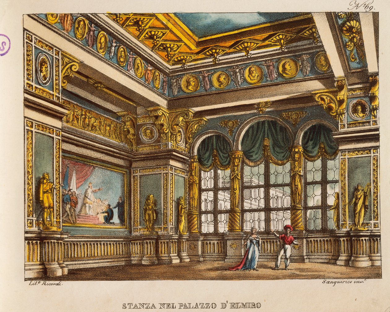 Zimmer im Palast von Elmiro, aus 