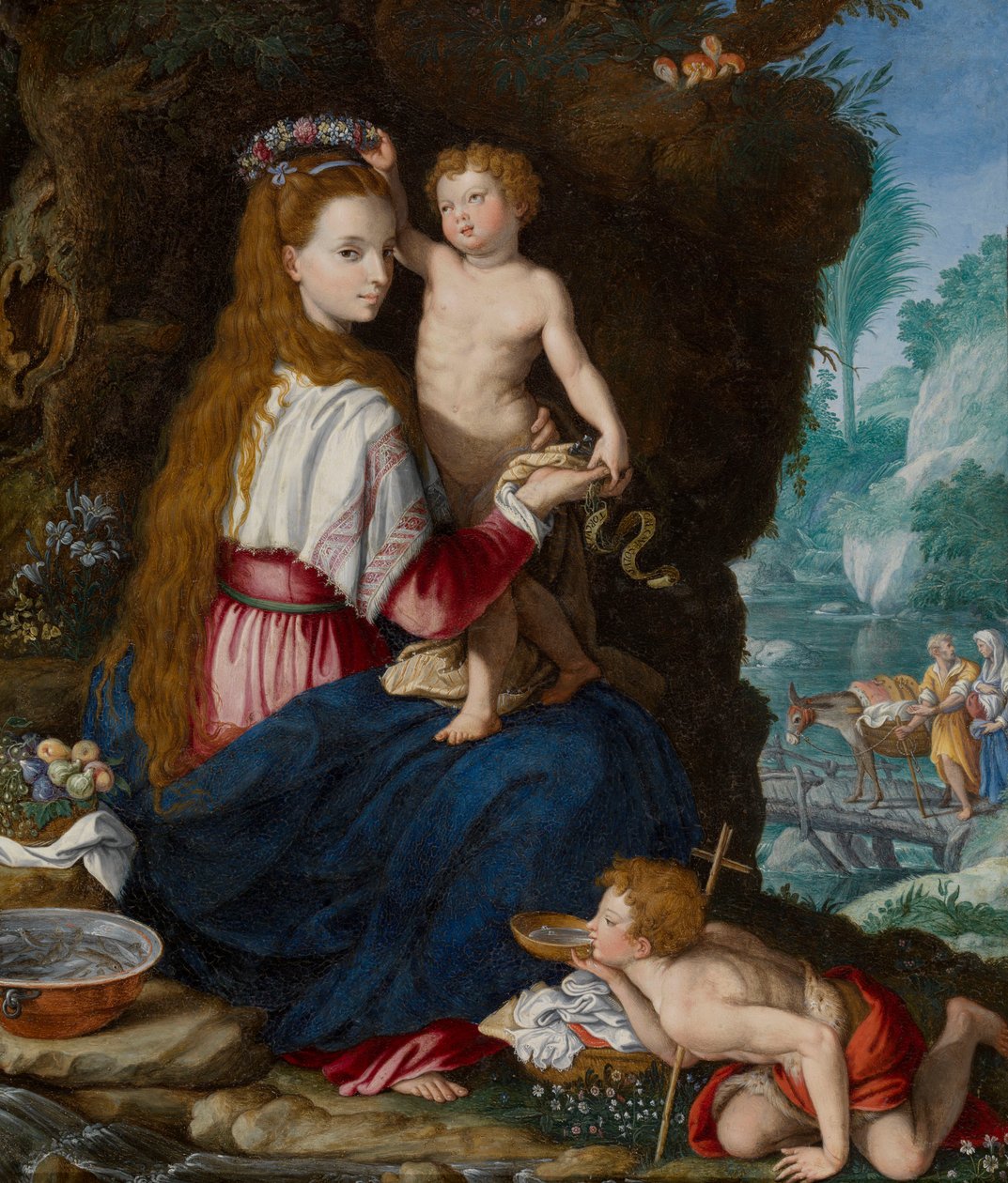 Madonna mit dem Johannesknaben von Alessandro Allori