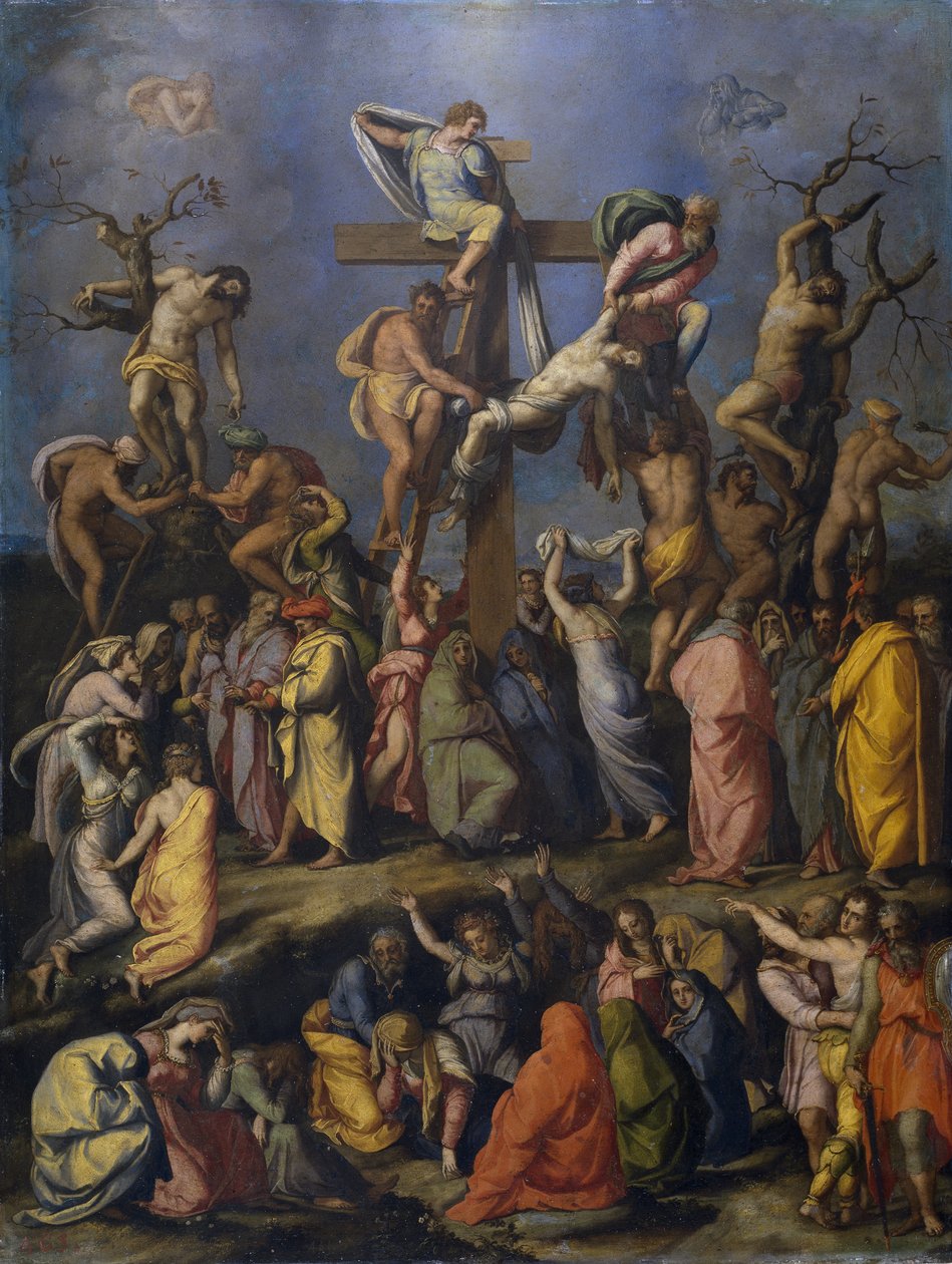 Die Kreuzabnahme, ca. 1560 von Alessandro Allori