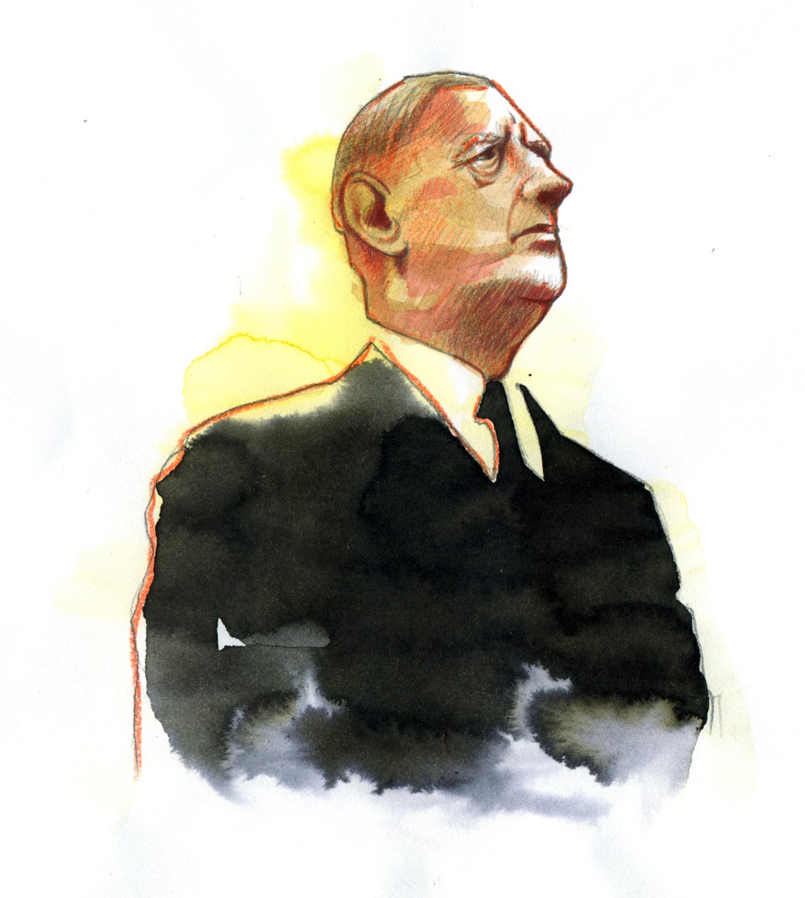Porträt von General Charles de Gaulle (1890-1970), Präsident 1961 von Alessandro Lonati