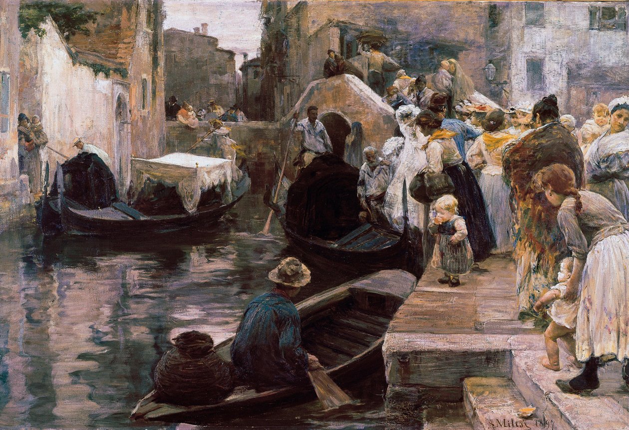 Hochzeit in Venedig von Alessandro Milesi