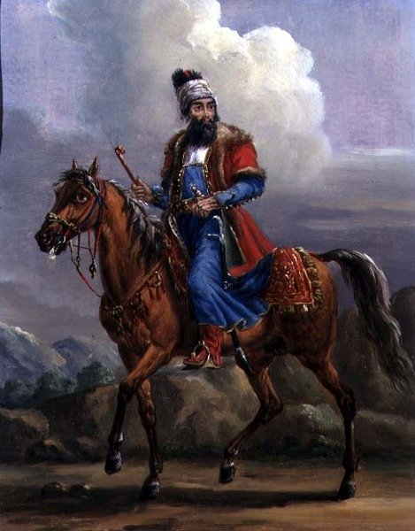 Ein orientalischer Krieger von Alexander Orlowski