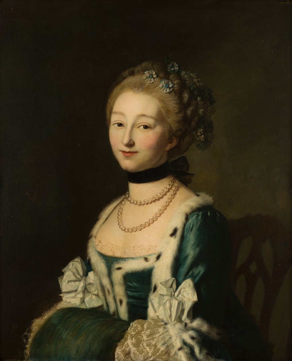 Porträt von Elizabeth, Lady Bridgeman, später Lady Bradford (1735-1806), ca. 1755-93 von Alexander (attr. to) Roslin