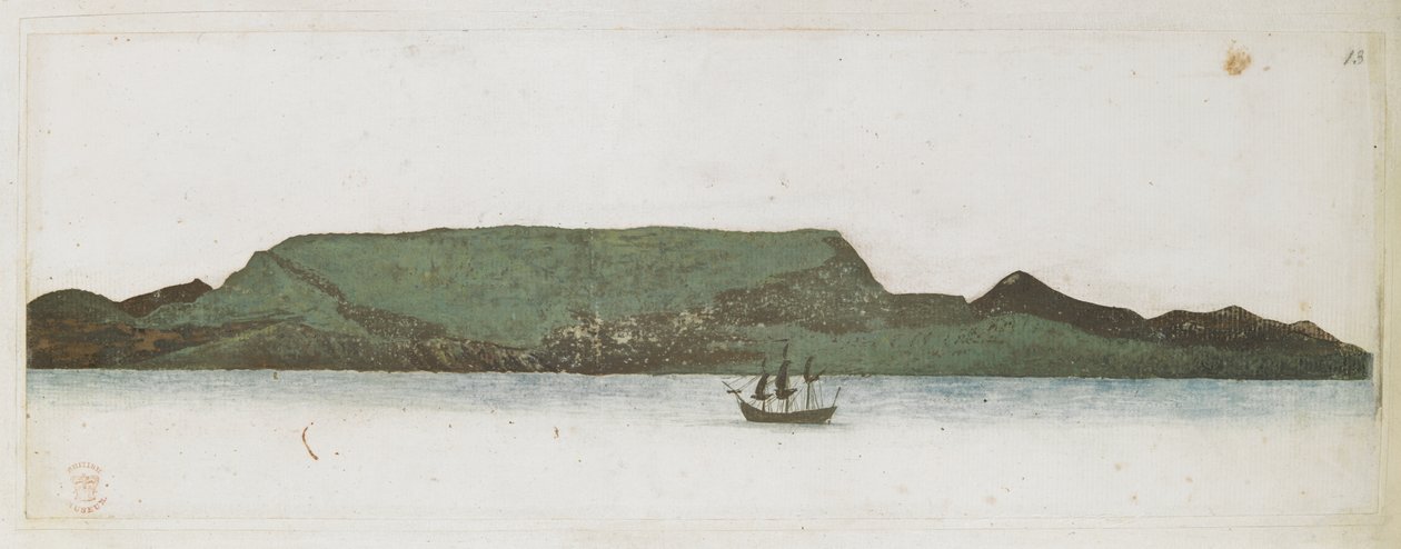 Endeavour, vor der Küste von Feuerland von Alexander Buchan