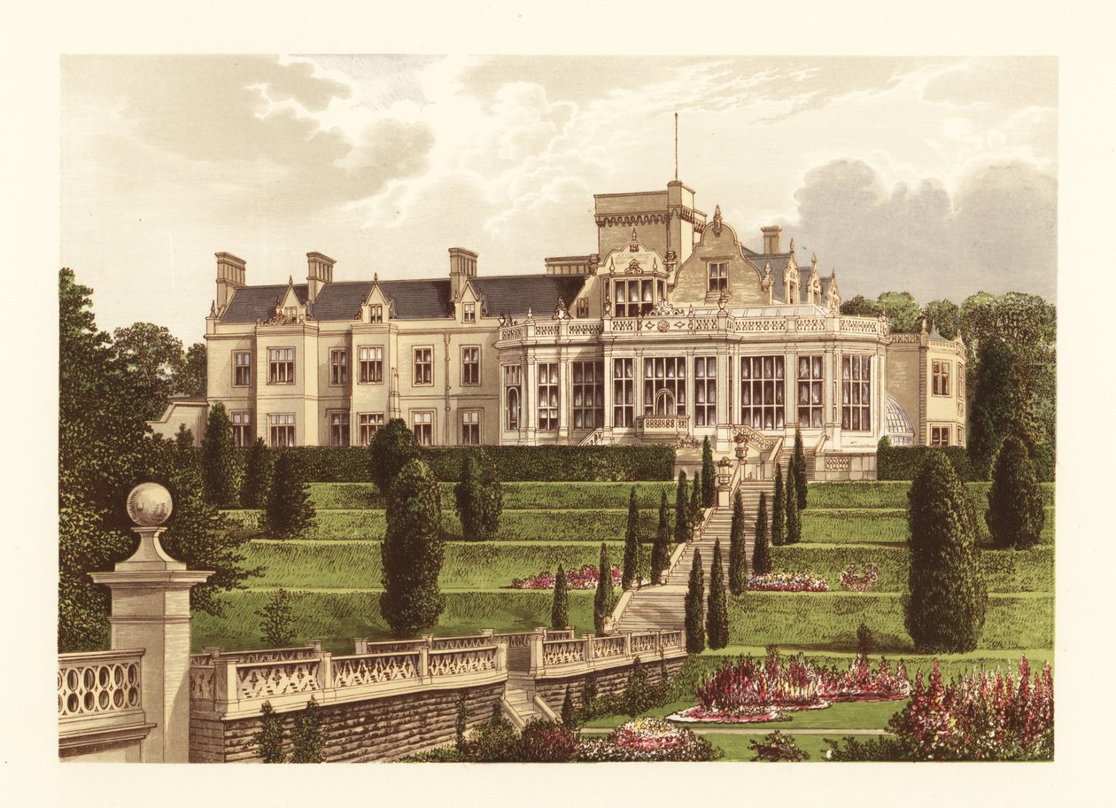 Easton Hall, Lincolnshire, England von Alexander Francis (after) Lydon