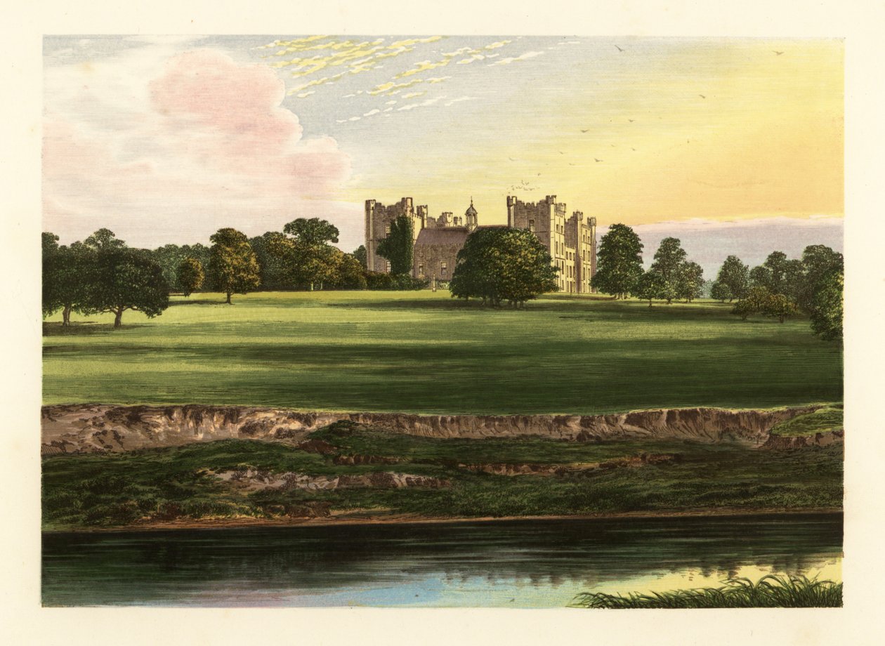 Lumley Castle, Durham, England von Alexander Francis (after) Lydon